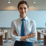 Leonardo Phoenix 10 A professional teacher stands in front of 3 1