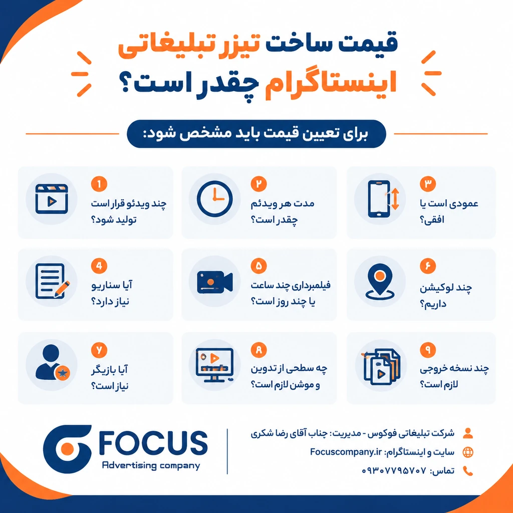 قیمت ساخت تیزر تبلیغاتی اینستاگرام چقدر است؟